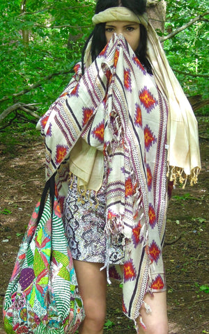 Shawl, Tribal Print,  Lungi, Sarong, Beach Wrap,