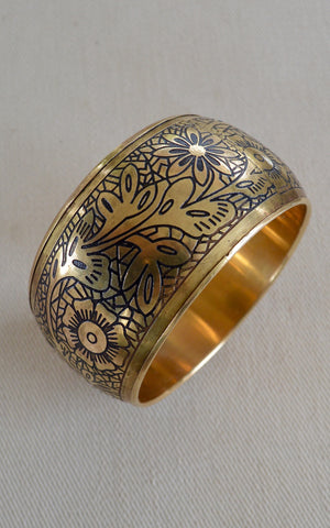 Brass Cuff / Tribal Bracelet