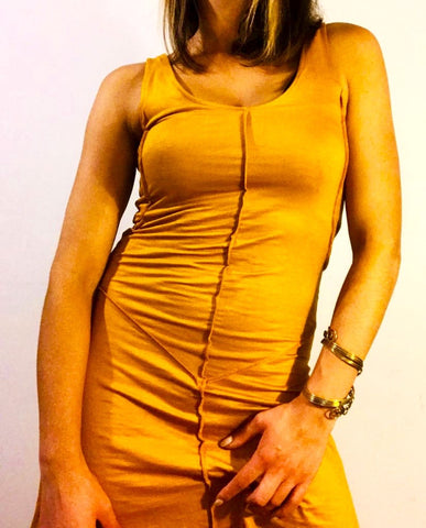 Pixie dress  Asymmetric Midi