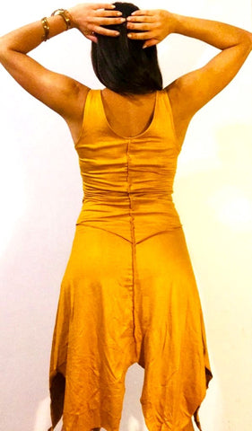 Pixie dress  Asymmetric Midi