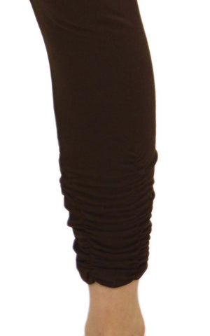 Plain Pleated lycra Leggings