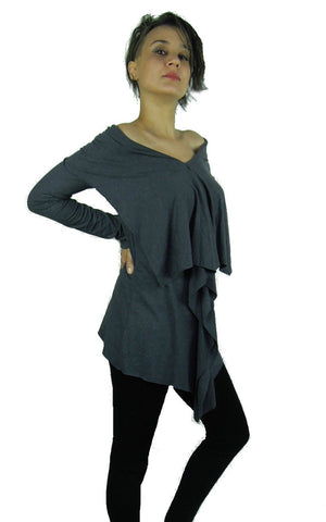 Long Sleeve Ruffle Tunic JUMPER